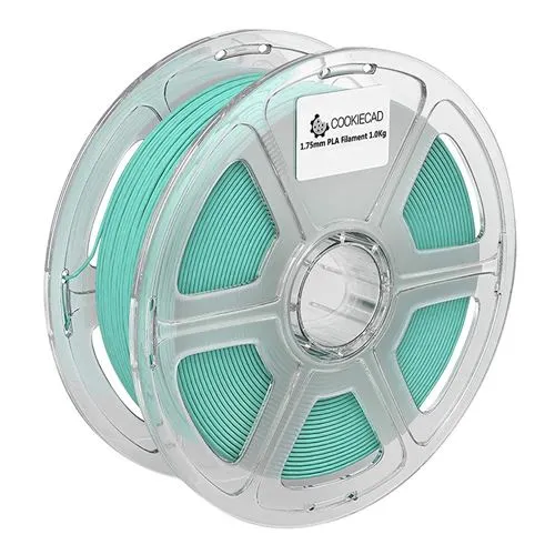 Filamento PLA Cookiecad 1.75mm Verde Menta 1kg para Impresión 3D