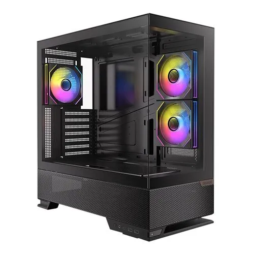 Case Okinos Aqua 6 Infinity ATX Mid-Tower Vidrio Templado Negro