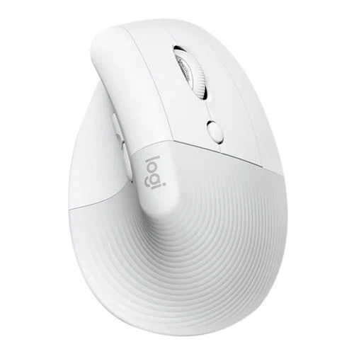 Mouse Logitech Lift Vertical Ergonomic Wireless Mouse Blanco