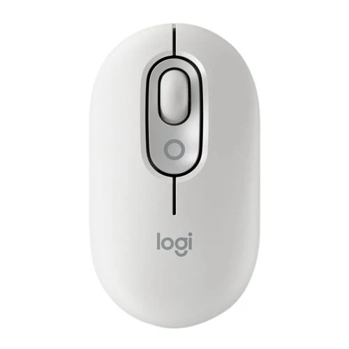 Mouse Logitech POP Wireless Mouse Blanco