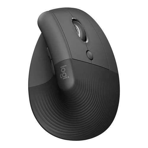 Mouse Logitech Lift Vertical Ergonomic Wireless Mouse Negro