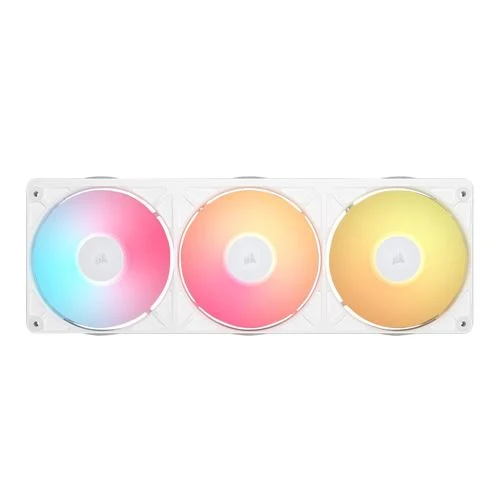 Cooler Corsair iCUE LINK RX360 II RGB 360mm Marco Unificado Blanco