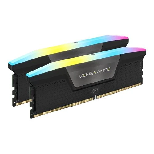 Memoria RAM Corsair Vengeance RGB 32GB (2x16GB) DDR5-6000 CL38 Gris
