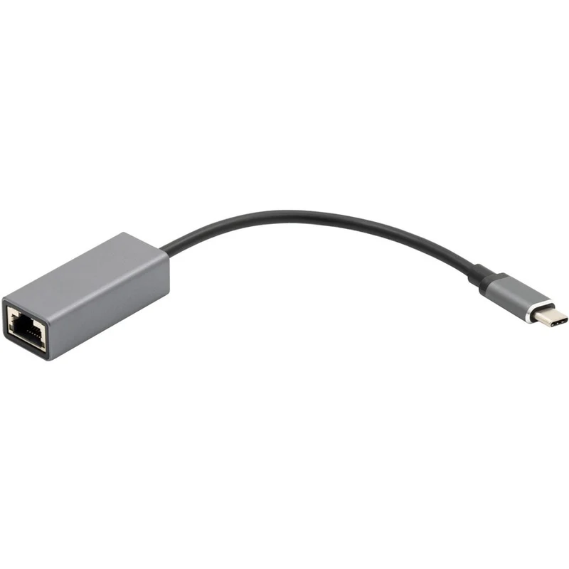 Adaptador de Red VisionTek USB-C to Ethernet 1 Gbps Adapter (M/F)