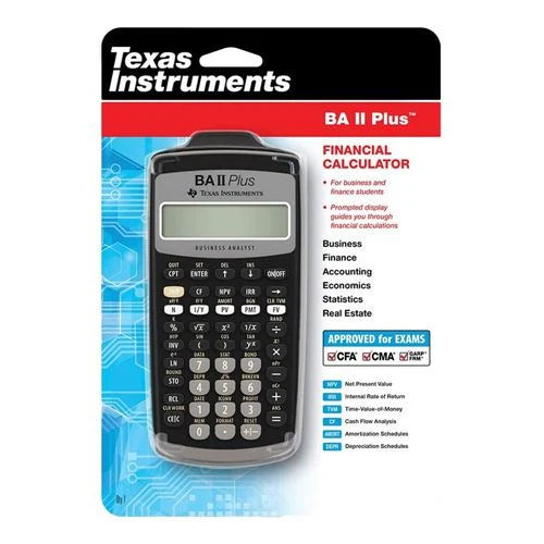 Calculadora Texas Instruments BAII PLUS Business Calculator