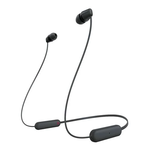 Audífonos Sony WI-C100 Bluetooth Wireless Earbuds Negro