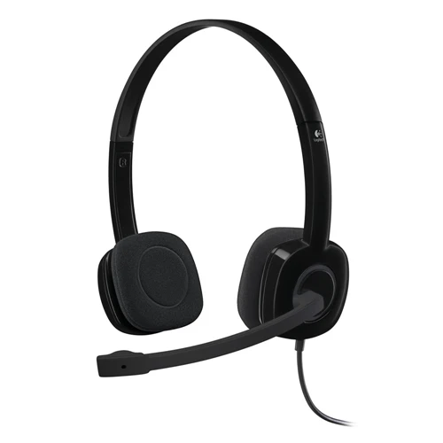 Audífonos Logitech H151 Wired Stereo Headset Negro