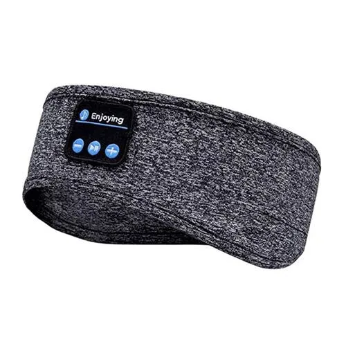 Audífonos Microcenter Wireless Bluetooth Sleep Headband Headphones Gris