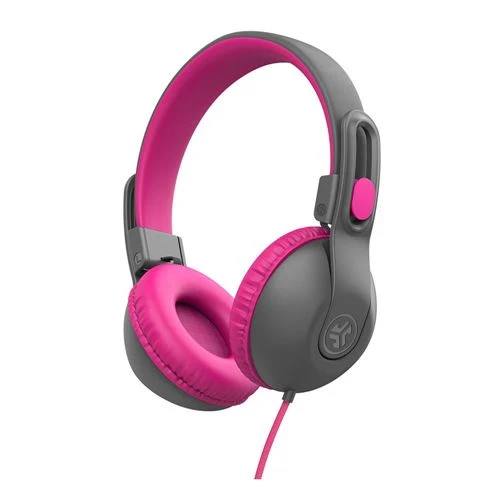 Audífonos JLab JBuddies Studio 2 On-Ear Kids Wired Headphones Rosa