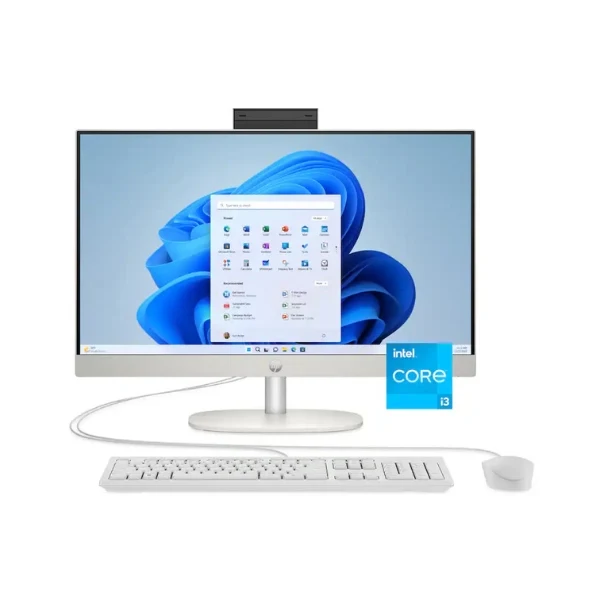 Todo en uno HP 23,8" Intel Core i3 N300 (3.8 GHz) - 8 GB DDR4 - 512 GB NVMe M.2 - Intel UHD Graphics - 65 W - Win 11 Home - Shell White