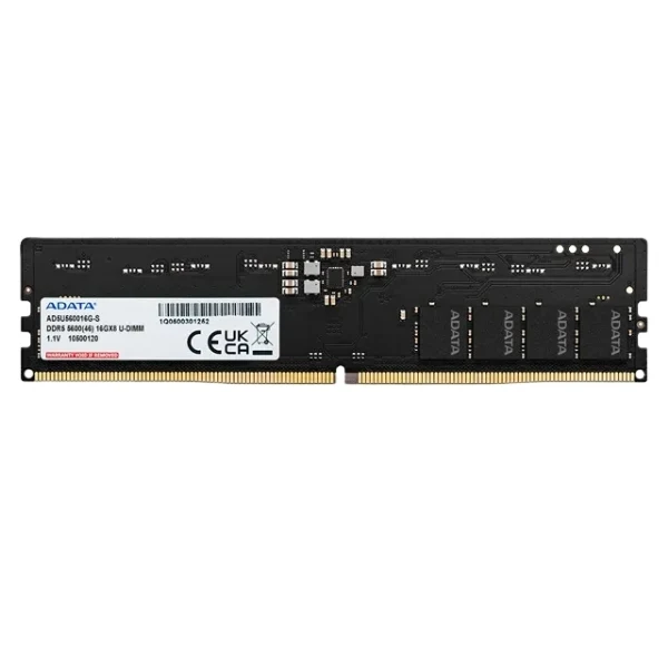 Memoria RAM ADATA 32GB DDR5 5600MHz UDIMM - AD5U560032G-S - para Pc