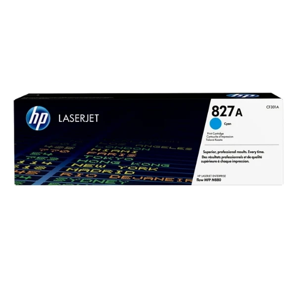 Toner HP 827A LaserJet Cian - 32000 Páginas - CF301A