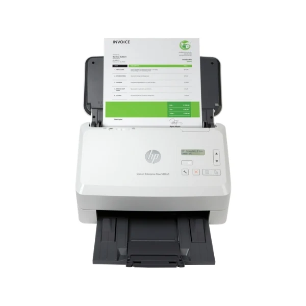 Escáner HP ScanJet Enterprise Flow 5000 s5 - Alimentador Automático 80 Hojas - 600 DPI - 65 ppm - 6FW09A
