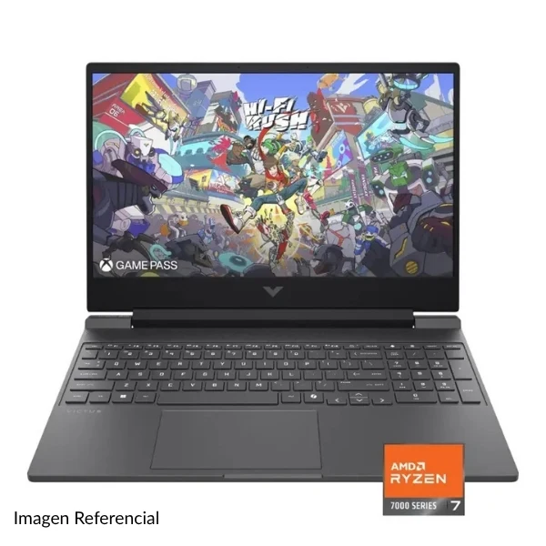 Laptop HP Victus 15-FB3120 AMD Ryzen 7 7445HS - 16GB RAM - 512GB SSD - NVIDIA GeForce RTX 3050 6GB - 15.6" FHD 144Hz - BT6E1PA#ACJ