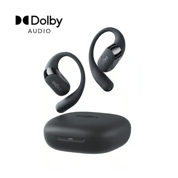 Audífonos Shokz OpenFit 2+ True Wireless Bluetooth Open-Ear con Dolby Audio - Negro