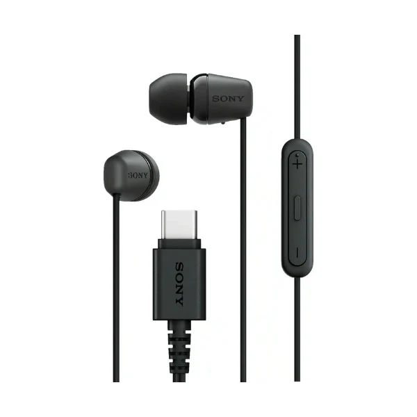 Audífonos Sony IER-EX15C In-Ear USB-C con Micrófono - Negro