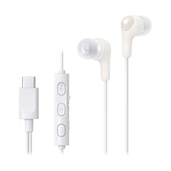 Audífonos JVC Gumy Connect USB-C In-Ear con Micrófono - Blanco