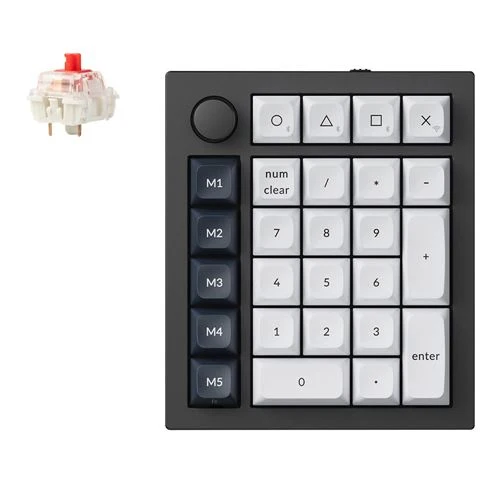 Teclado Numerico Keychron Q0 Max Inalambrico con Perilla, Negro