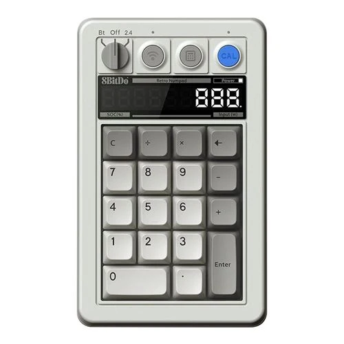 Teclado Numerico 8Bitdo Retro 18 Mecanico Hot-Swap con Modo Calculadora