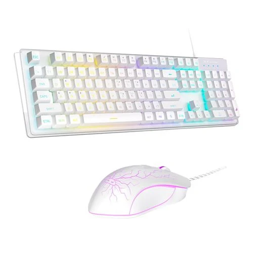 Combo Teclado y Mouse MageGee K1 Blanco