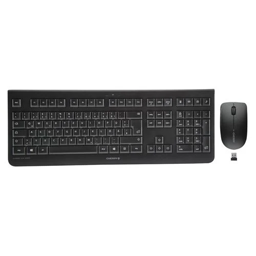 Combo Teclado y Mouse Cherry DW 3000 Inalámbrico Negro