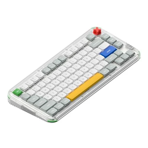 Teclado Mecánico NuPhy Kick75 Low Profile Inalámbrico RGB Blanco