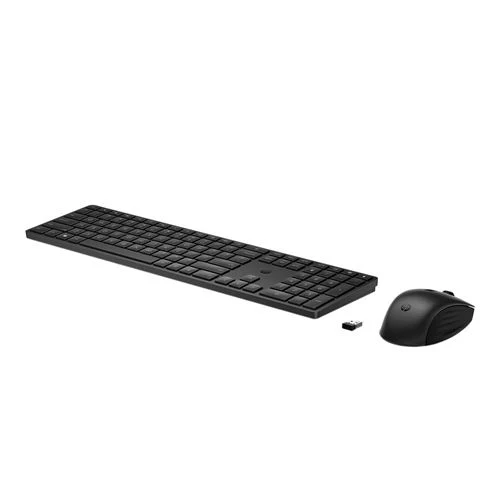 Combo Teclado y Mouse Inalámbrico HP 650 con Teclado Numérico Negro