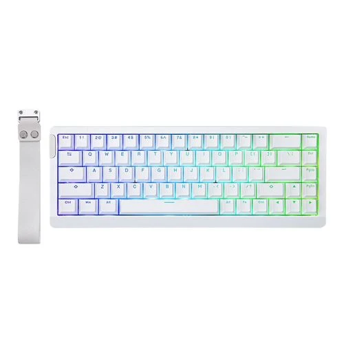 Teclado Magnetico Hall Effect Epomaker HE68 Lite Blanco