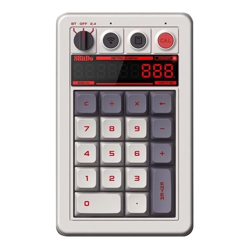 Keypad Gaming Mecanico 8Bitdo Retro 18 Numpad N Edition con Perilla Gris