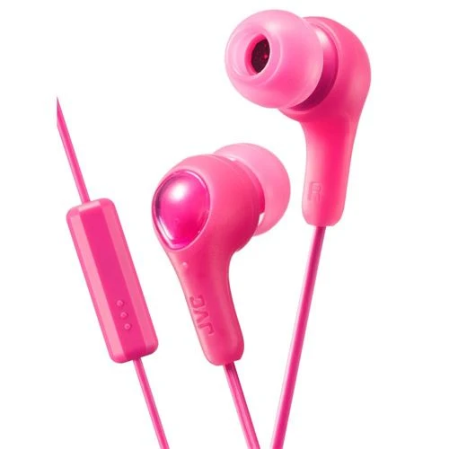 Audífonos JVC Gummy Plus Wired Earbuds Rosa