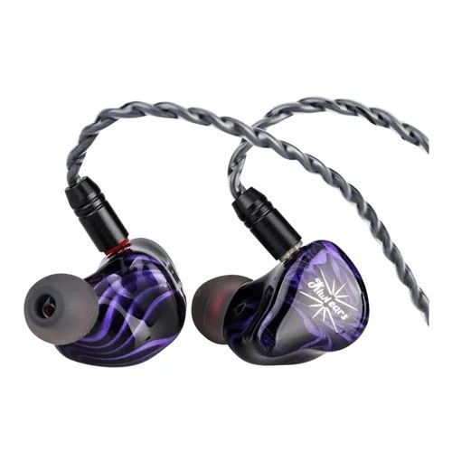 Audífonos Linsoul Audio Kiwi Ears Quartet 2DD+2BA Hybrid In-Ear Monitors Morado