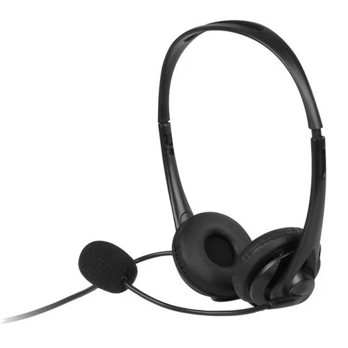 Audífonos Aluratek Wired USB Stereo Wired Headset Negro