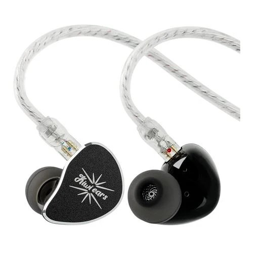Audífonos Linsoul Audio Kiwi Ears Belle In Ear Monitor Wired Earbuds Negro