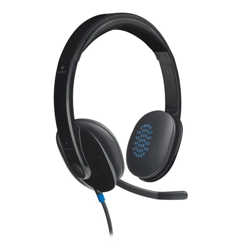 Audífonos Logitech USB H540 Wired Headset Negro