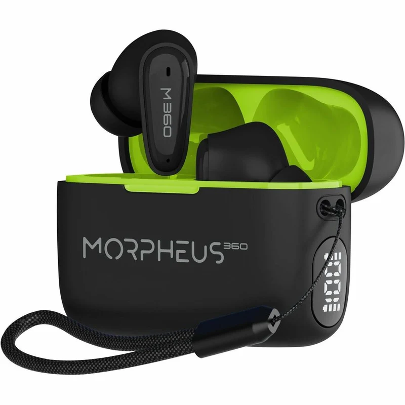 Audífonos Morpheus 360 Nemesis TW1800 Bluetooth True Wireless Earbuds, Black