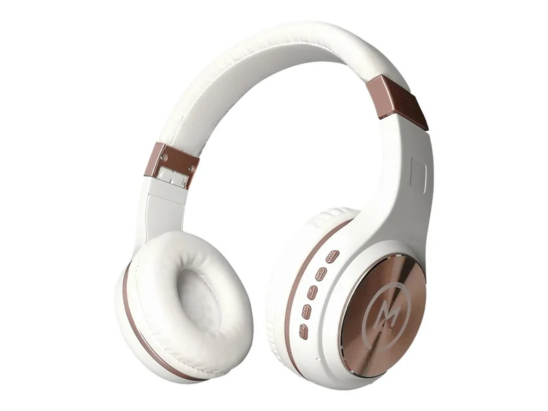 Audífonos Morpheus 360 Serenity Binaural Wireless Headphones, Rose Gold, White
