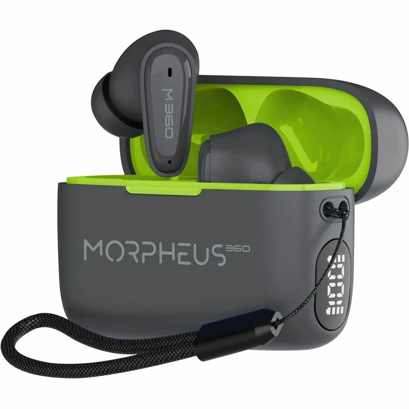 Audífonos Morpheus 360 Nemesis TW1800 Bluetooth True Wireless Earbuds, Gray