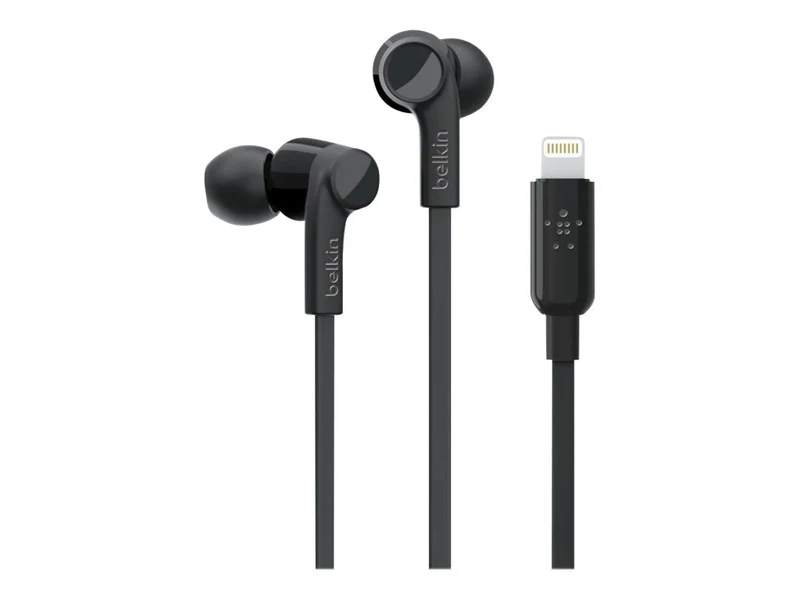 Audífonos Belkin SoundForm Wired Earbuds, Black, G3H0001BTBLK