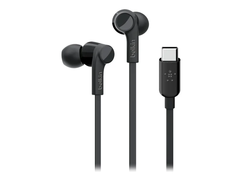 Audífonos Belkin SoundForm Wired Earbuds, Black, G3H0002BTBLK