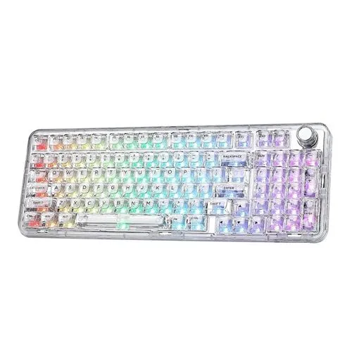 Teclado Mecanico Yunzii X98 QMK/VIA Snow Blanco