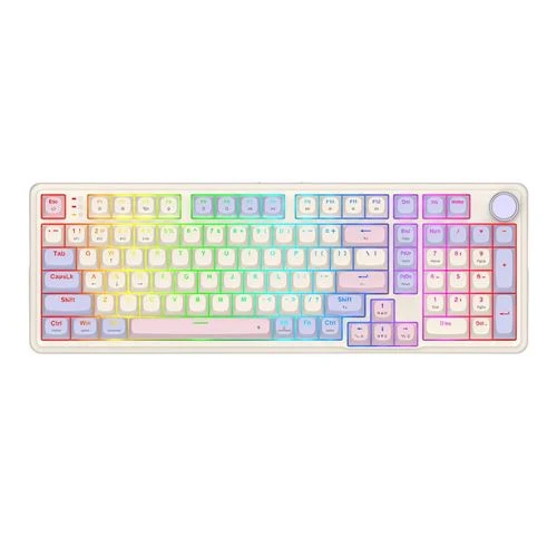 Teclado Inalambrico Redragon MCK768VI Eisa