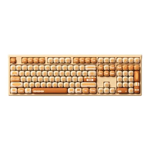 Teclado Mecanico Akko MG108B Bun Wonderland Piano Pro Naranja Hot-Swap