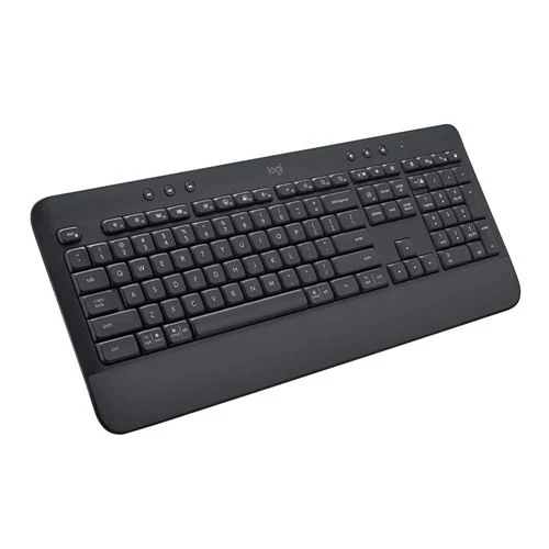 Teclado Inalambrico Logitech Signature K650 Bluetooth Grafito con Reposamanos