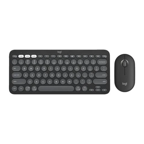 Combo Teclado y Mouse Inalámbrico Logitech K380 + M350 Slim Negro