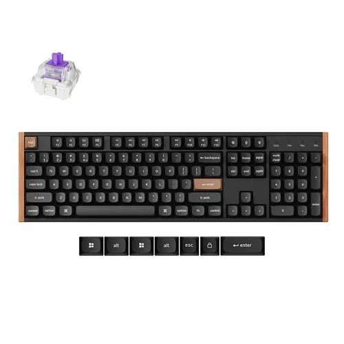 Teclado Magnético Hall Effect Keychron K10 HE Negro Tamaño Completo