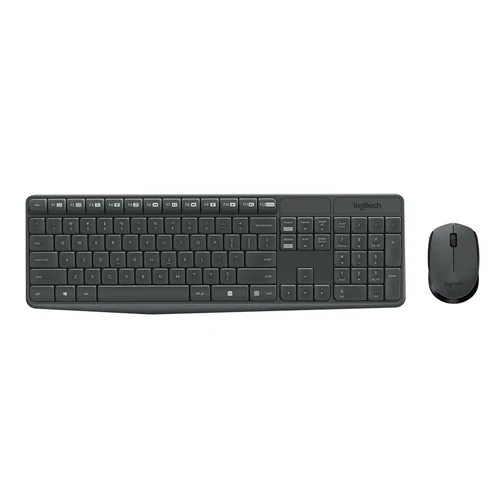 Combo Teclado y Mouse Inalámbrico Logitech MK235 Gris