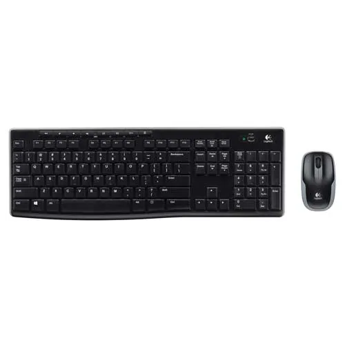 Combo Teclado y Mouse Inalámbrico Logitech MK270 Negro 2.4 GHz