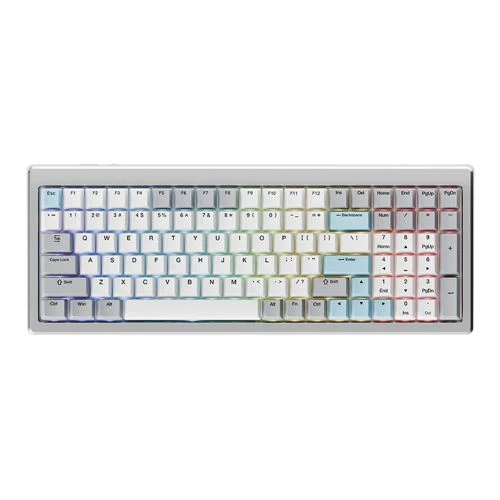 Teclado Ducky Cushion 98 Plata