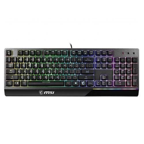 Teclado Gaming MSI Vigor GK30 Mecha-Membrane RGB Mystic Light 104 Teclas Negro