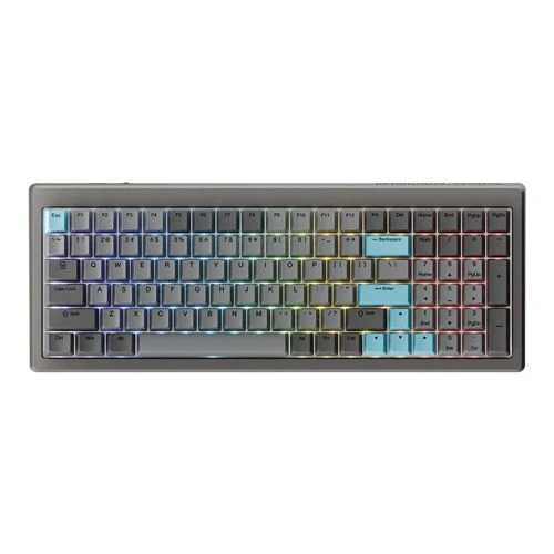 Teclado Gaming Inalámbrico Ducky Cushion 98 Formato 98% RGB Níquel